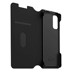 Étui Cuir pour Samsung S20 Plus Clapet Porte Carte Otterbox Strada Via Noir