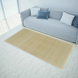 vidaXL Tapis en bambou naturel à latte rectangulaire 80 x 300 cm