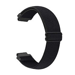 Bracelet en nylon élastique réglable noir pour votre Garmin Forerunner 735xt/220/230/235/620/630