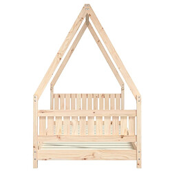 Maison Chic Lit simple Cadre de lit pour enfants,Lit d'Enfant Moderne 90x200 cm bois de pin massif -MN96998 pas cher