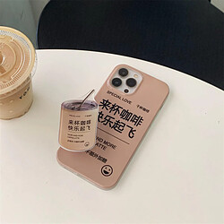 GUPBOO Étui pour iPhone11 Support à café personnalisé étui pour téléphone portable japonais et coréen en silicone