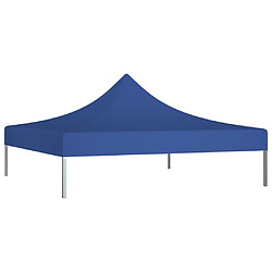 vidaXL Toit de tente de réception 2x2 m Bleu 270 g/m²