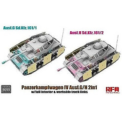 Avis Rye Field Model Maquette Char Pz.kpfw.iv Ausf. G/h With Full Interior