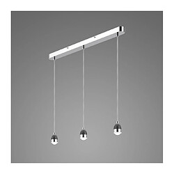 Luminaire Center Suspension Spl Chrome poli 3 ampoules 9,1cm