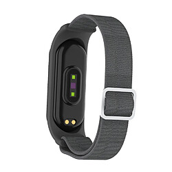 Bracelet en nylon Élastique gris foncé pour votre Xiaomi Mi Band 3/4/5/6