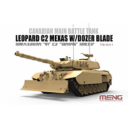 Avis Meng Maquette Char Leopard C2 Mexas W/ Dozer Blade Canadian Main Battle Tank