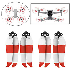 Avis Hélice 2Pair Lownoise 7238F Pour Drone DJI Mavic Air 2S Rouge Blanc