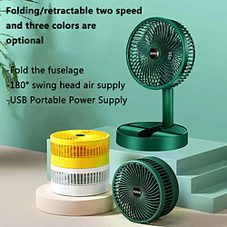 Avis (Charge Blanche 2pc) Petit Ventilateur Rétractable Pliable de Bureau Mini Chargeur Portable USB Accueil Mini Ventilateur Électrique De Veille à Faible Bruit Et Haute Durée