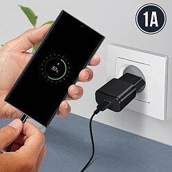 Avis Chargeur Secteur USB 1A Charge sécurisée Câble USB Type C 1.2m Forever Noir