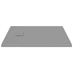 Avis vidaXL Receveur de douche SMC Gris 90x80 cm