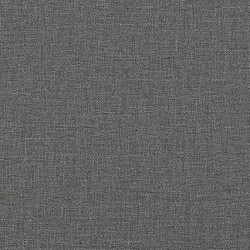 Vidaxl Cadre de lit avec tête de lit Gris foncé 200x200 cm Tissu pas cher