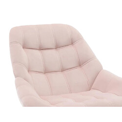 Acheter Vente-Unique Fauteuil en velours rose LUOSTO