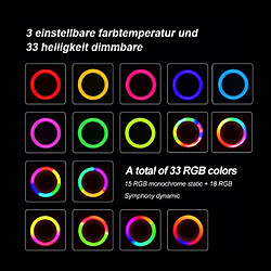 Avis Yonis Ring Light LED RGB 6 Pouces USB Beauté