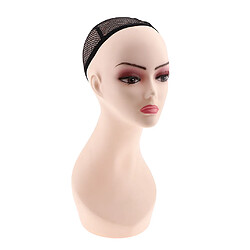 mannequin femme tête modèle perruques faisant chapeaux casquette rack lunettes de soleil