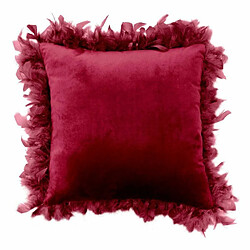 Paris Prix Coussin Déco Plumes Marlina Bordeaux