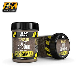 Ak Interactive Terrains Wet Ground 250ml - Décor Modélisme