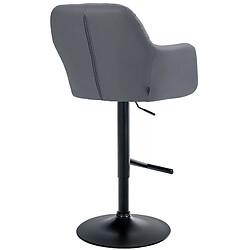 Acheter Non Tabouret de bar Natoma simili cuir noir