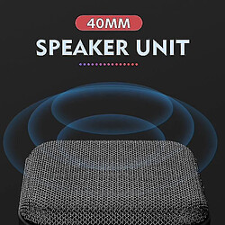 Acheter Universal Bluetooth Mini haut haut-parleur sans fil en haut en haut-parleurs portables Subwoofer Bluetooth 5.0 avec Speakers (noir)