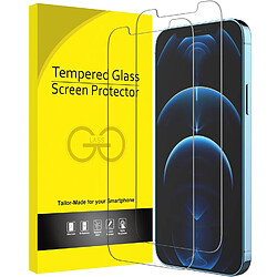 Verre Trempé pour iPhone 12 Pro Max (6,7") [Pack 2] Film Vitre Protection Ecran Little Boutik®