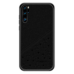 Coque en TPU + PU hybride couleur noir pour votre Huawei P30 Pro