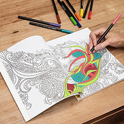 Totalcadeau Livre de coloriage antistress