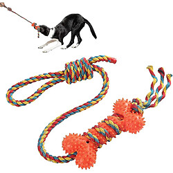 Jouets pour chien contre l'ennui, Jouets de corde pour chien, Jouets de traction pour chien, Jouets indestructibles pour chien Jouets interactifs pour chien