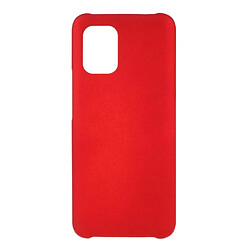 Coque en TPU revêtement caoutchouté rigide rouge pour votre Xiaomi Mi 10 Lite 5G/Mi 10 Youth 5G