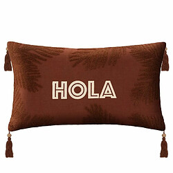 Coussin Déco Alicante 38x58cm Marron