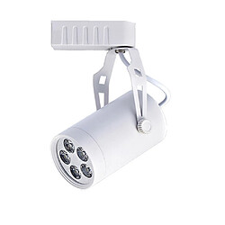 5w Moderne Conduit Plafond Bas De La Lumière De La Piste Lampe Projecteur Base Blanche Blanc Chaud