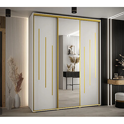 Abiks Meble Armoire DAVOS 9 À Portes Coulissantes 235,2/190/45 3 Portes