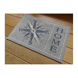 Calicosy Tapis d'entrée motifs Home/Points cardinaux 50 x 80cm