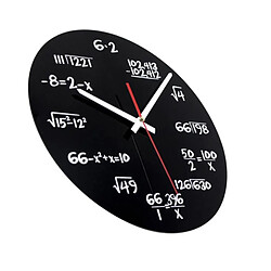 Avis Wewoo Horloge murale de formule mathématique décorative de salon acrylique créative