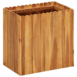 vidaXL Lit surélevé de jardin 50x30x50 cm Bois massif d'acacia