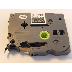 Cassette à ruban vhbw 6mm pour Brother P-Touch 200, 300, 500, 1000, 2000, 9000-Serie. Remplace: TZ-314, TZE-314.