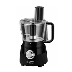 Robot Multifonction - RUSSELL HOBBS - Matte Black 24732-56 - 600 W - Bol 2,5 L - Lames inox - Disque réversible - Noir mat