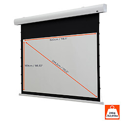 Ecran de projection motorise celexon Tension Plus Home Cinema 300 x 169 cm, 135" - MWHT