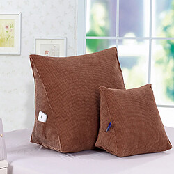 Café - D'oreiller De Bois Taille Coussin Triangulaire Soutien Dorsal Pad Dossier pas cher