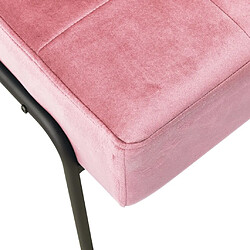 Acheter vidaXL Chaise de relaxation 65x79x87 cm Rose Velours