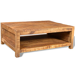 vidaXL Table basse Bois massif de manguier