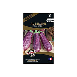 Sanrival Graines potagères premium aubergine Striée radio 