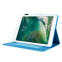 Avis Etui en PU avec stockage de cartes bleu clair pour votre Apple iPad 9.7 (2018)/9.7 (2017)/Air 2/Air