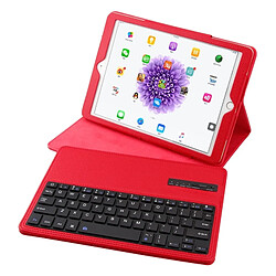 Acheter Wewoo Clavier QWERTY rouge pour iPad Pro 9.7 pouces / Air 2 / Air séparable ABS Bluetooth + Litchi Texture horizontale Flip étui en cuir avec support