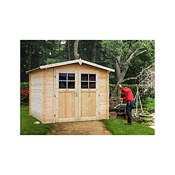 Maison De La Tendance Maison de jardin PYRETHRE en bois épicéa 266x266 cm H. 235 cm---Brun