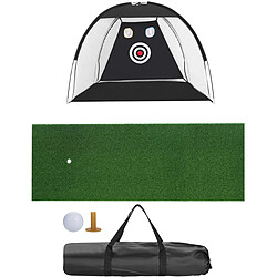 1001jouets Filet d'entraînement de golf avec accessoires 3 mètres.