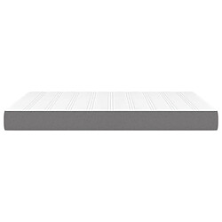 Avis vidaXL Matelas de lit à ressorts ensachés Gris foncé 140x190x20 cm