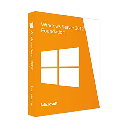 Microsoft Windows Server 2012 Foundation - Clé licence à télécharger - Livraison rapide 7/7j