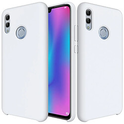 Wewoo Coque Étui de protection en silicone couleur unie Dropproof pour HuHonor 10 Lite (Blanc)