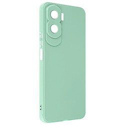 Avizar Coque pour Honor 90 Lite Silicone Soft Touch Mate Anti-trace vert pâle