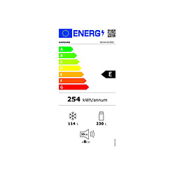 Réfrigérateur combiné 60cm 344l noir carbone - RB34C602EB1 - SAMSUNG