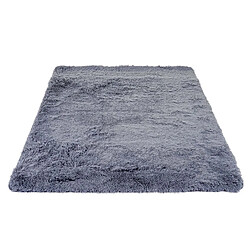 Mendler Tapis HWC-F69, shaggy, épais, poil long, tissu/textile, cotonneux, doux, 200x140cm ~ gris